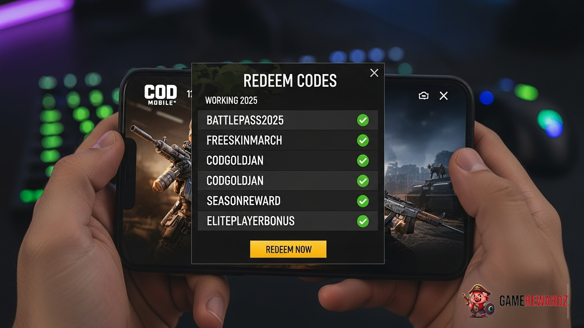 COD Mobile Redeem Codes Working 2025